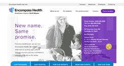 Desktop Screenshot of healthsouthhuntsville.com